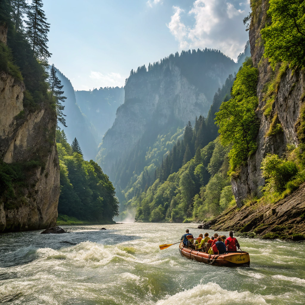 Rafting sur la rivière Dunajec