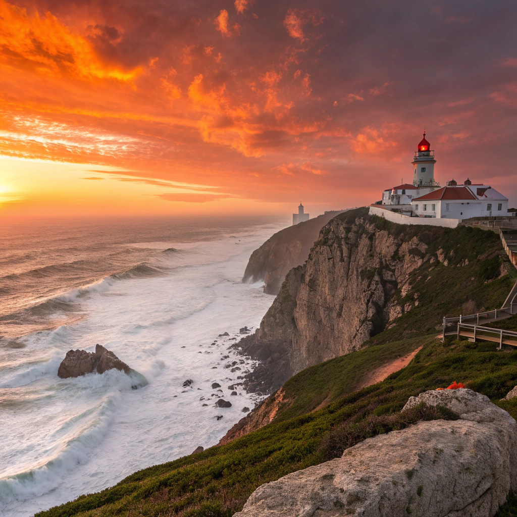 Sonnenuntergang am Cabo da Roca