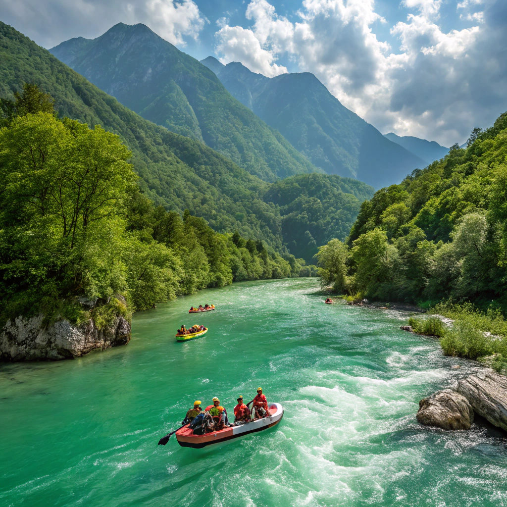 Rafting na Soča