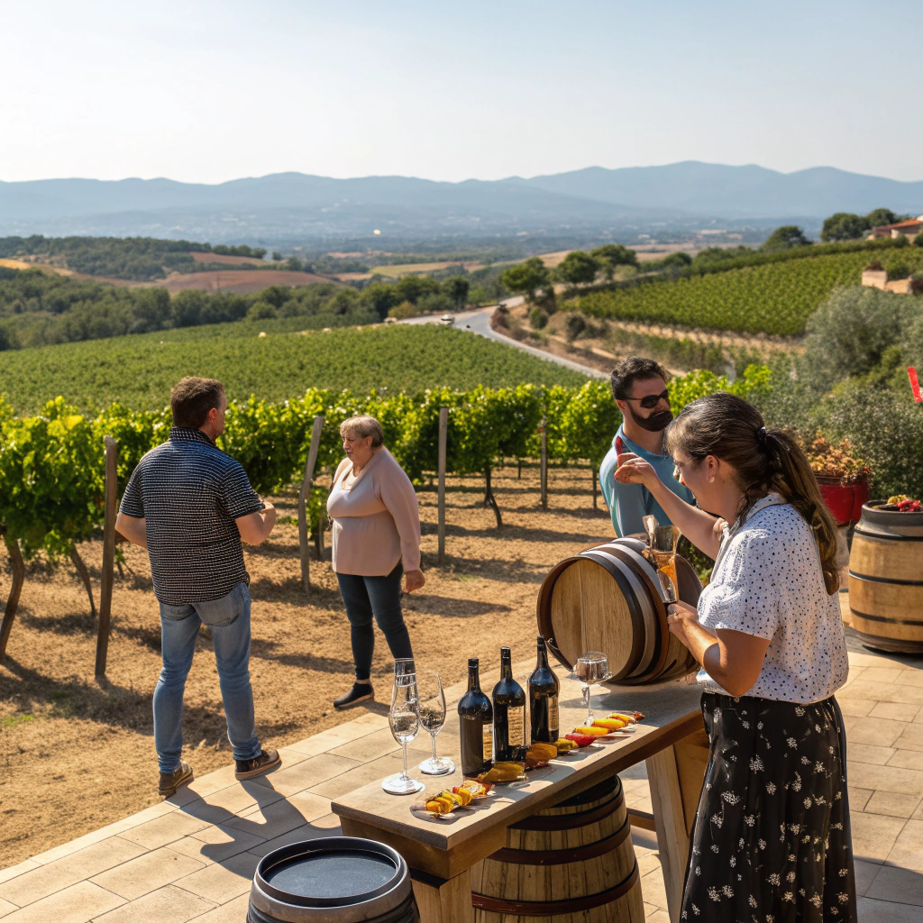 Wijnproeverij in de Empordà-regio