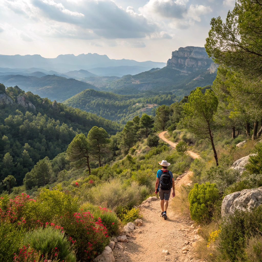 Wandeling in natuurpark Els Ports