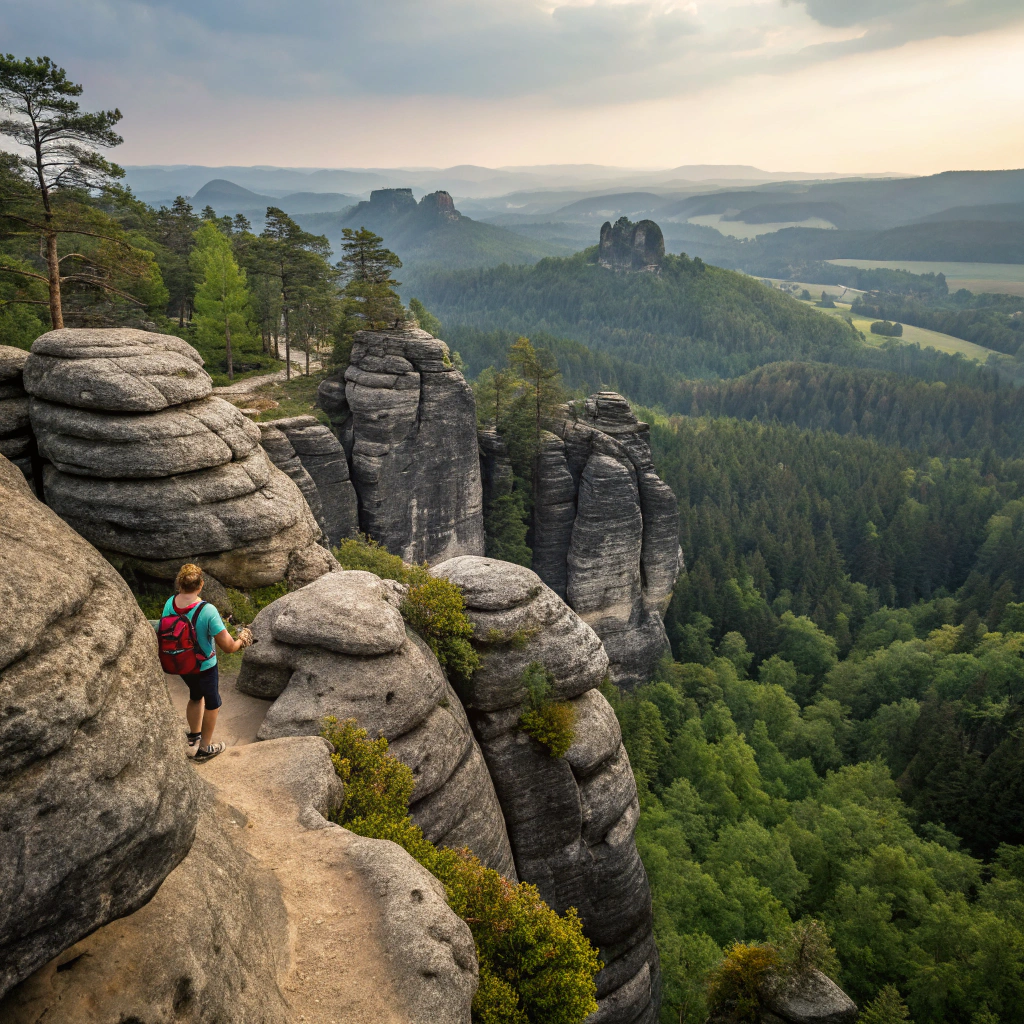 Wanderung durch die Prachauer Felsen