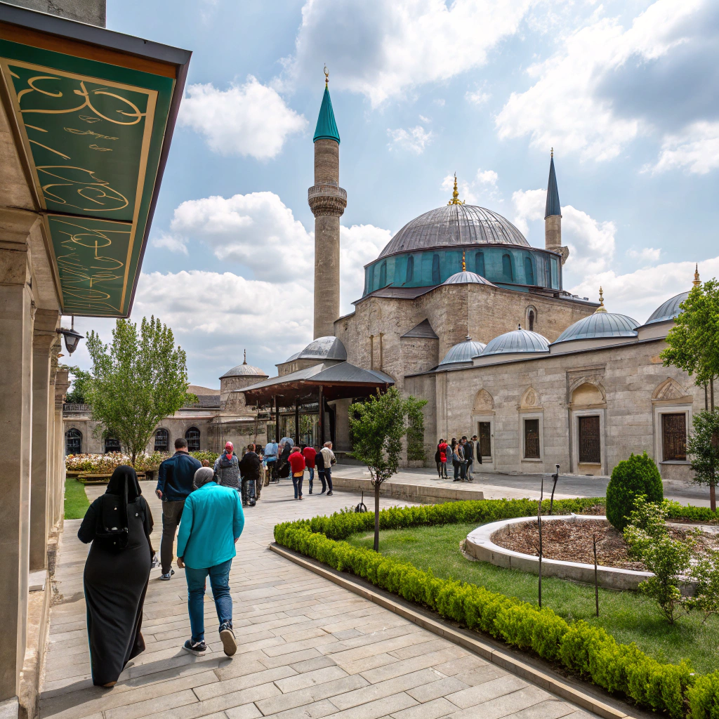 Besuch des Mevlana-Museums in Konya