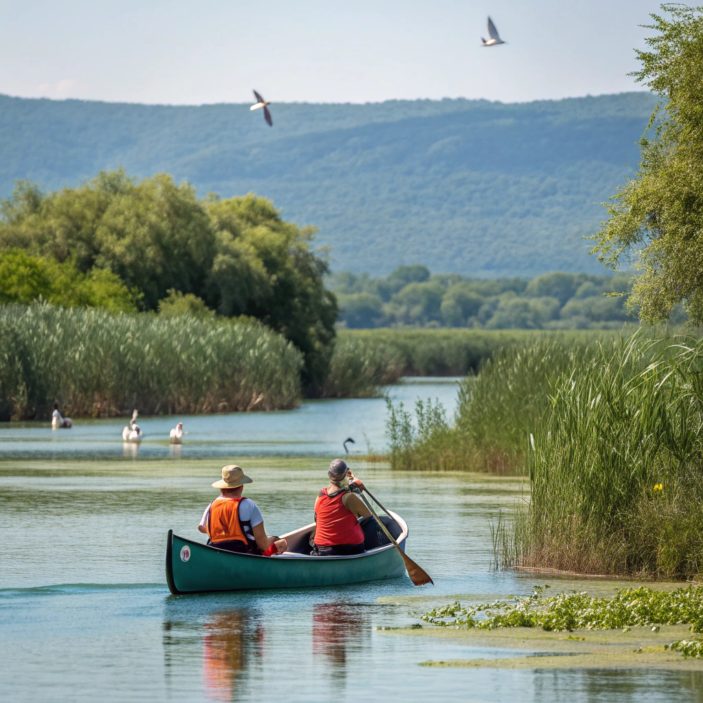Kanu-Tour auf der Kleinen Balaton