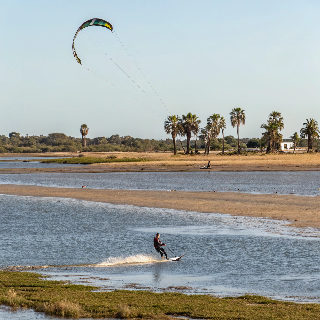 Kitesurfen in Laguna Garzón