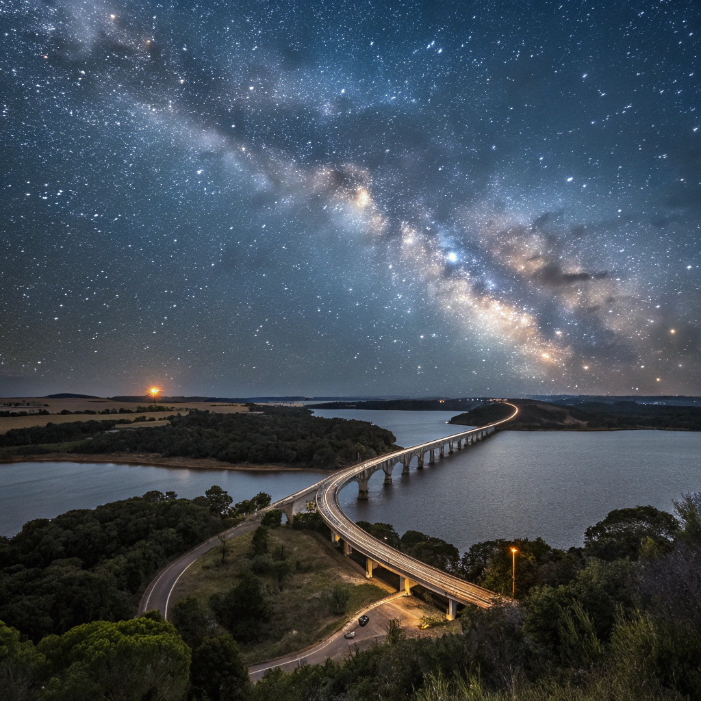 Sternenhimmel über der Laguna Garzón