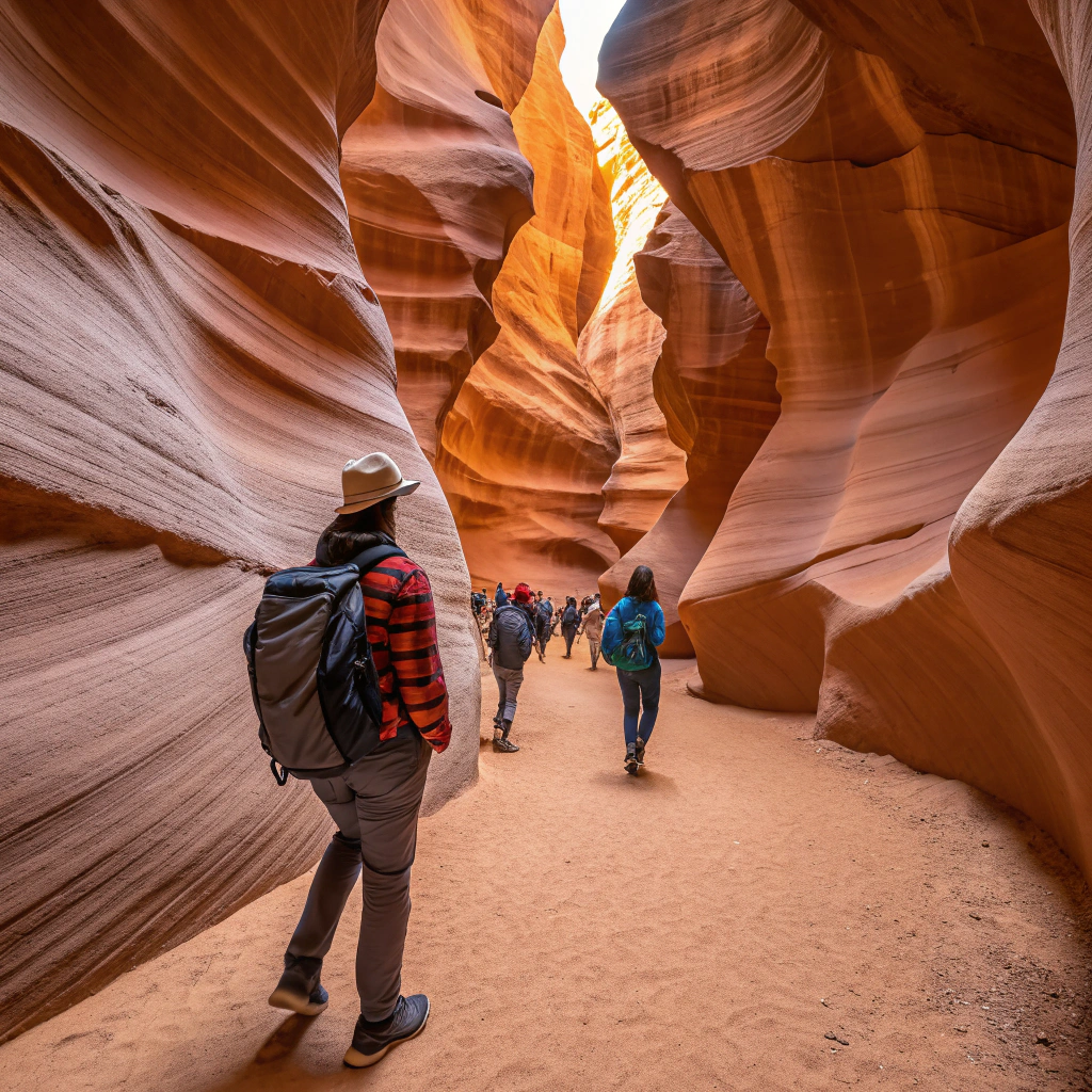 Wanderung im Antelope Canyon