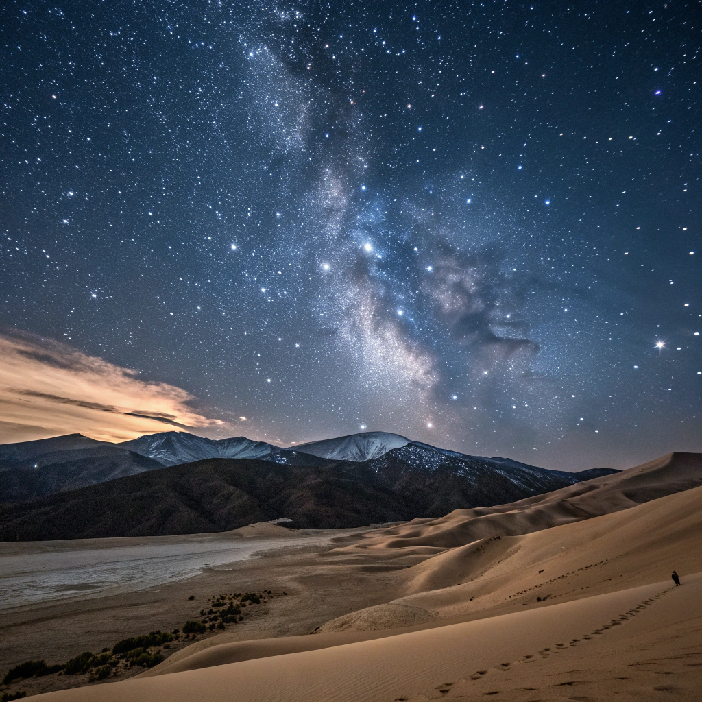 Sternenbeobachtung im Great Sand Dunes National Park