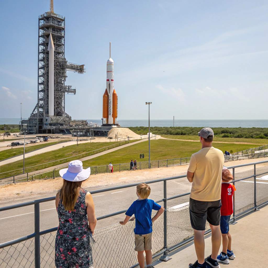 Besuch des Kennedy Space Center