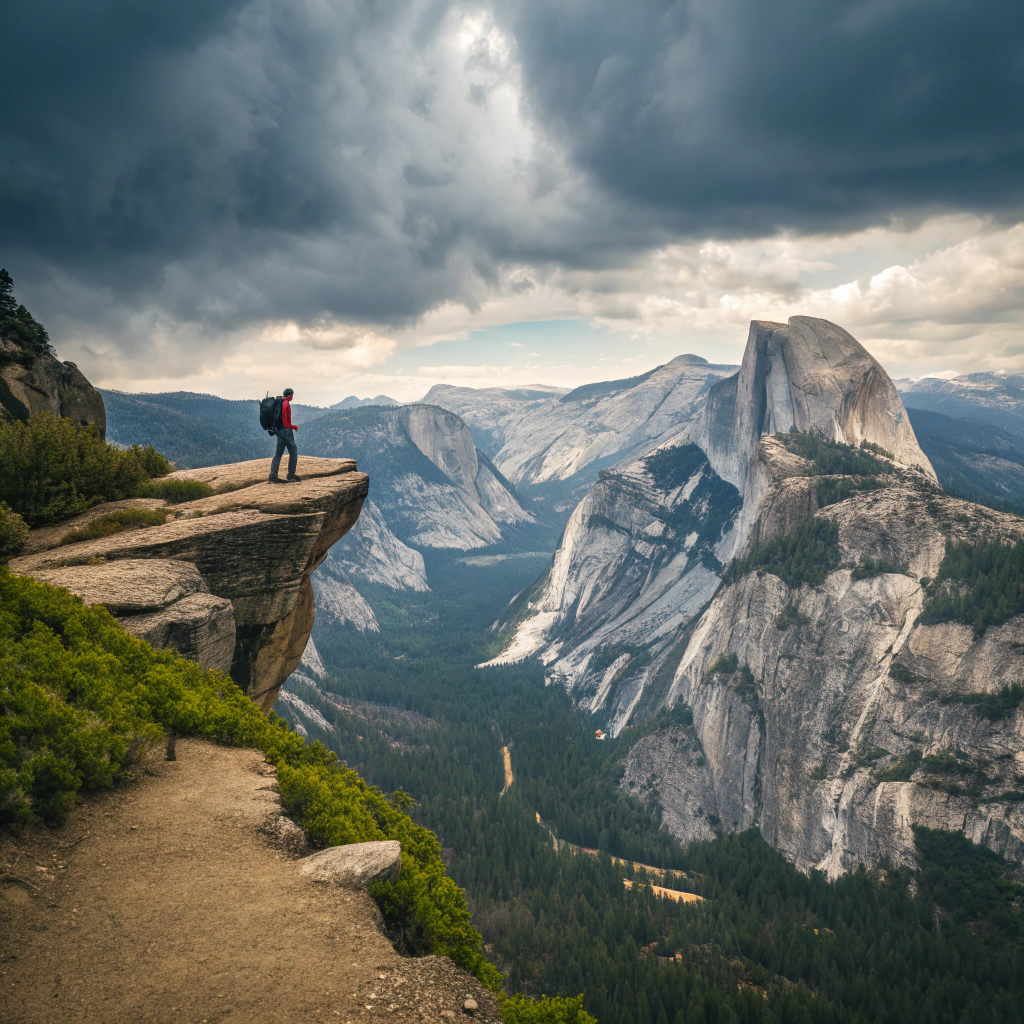 Hiking to Half Dome in Yosemite