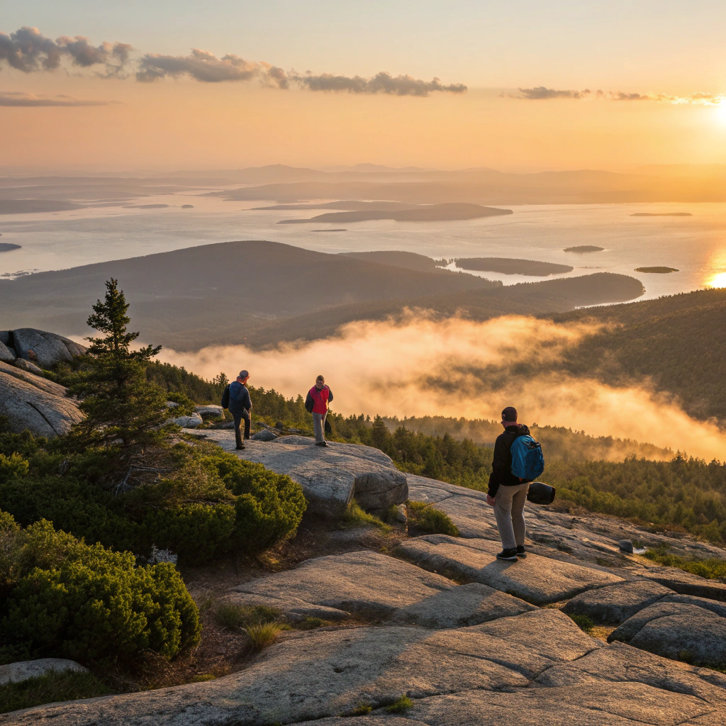 Randonnée au Cadillac Mountain