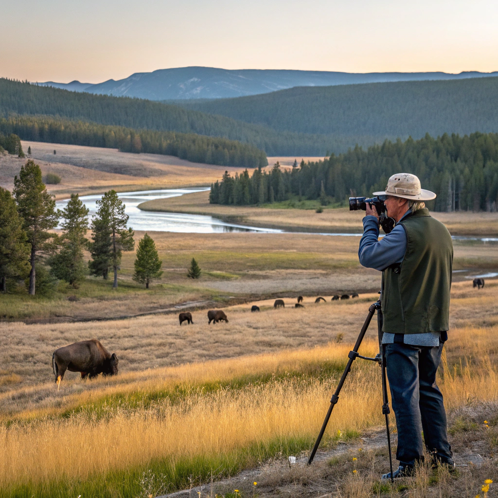 Wildtierbeobachtung im Yellowstone
