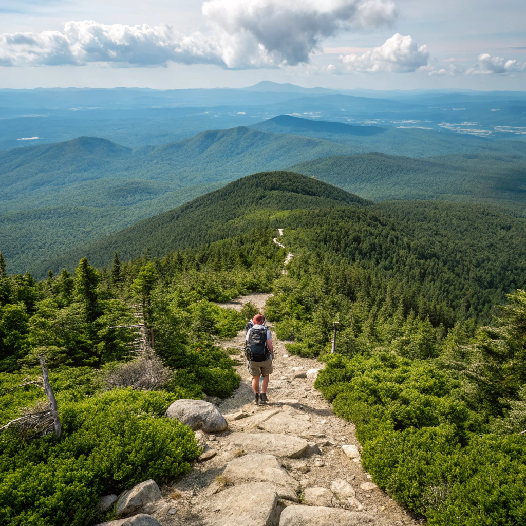 Wanderung auf den Mount Mansfield