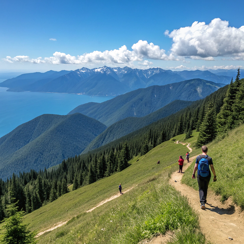 Wanderung zum Hurricane Ridge