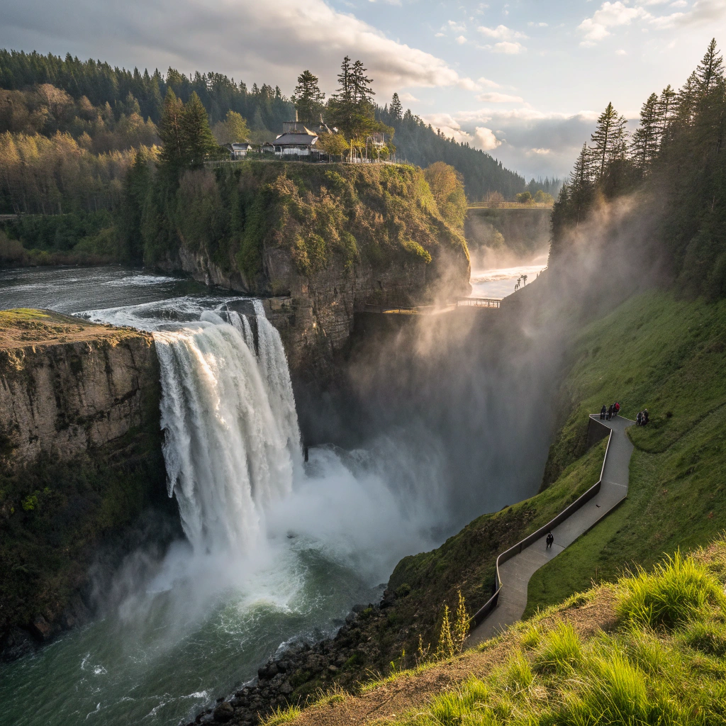 Besuch der Snoqualmie Falls