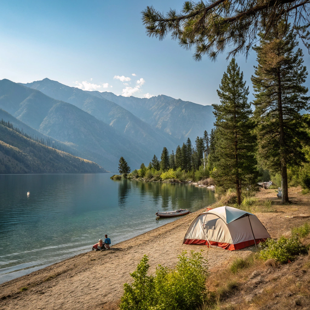 Camping am Lake Chelan