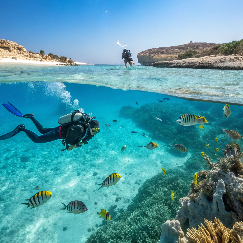 Snorkling i den Blå Lagune