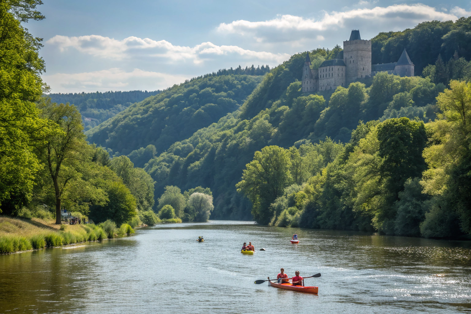 Kayak Tour on the Ourthe