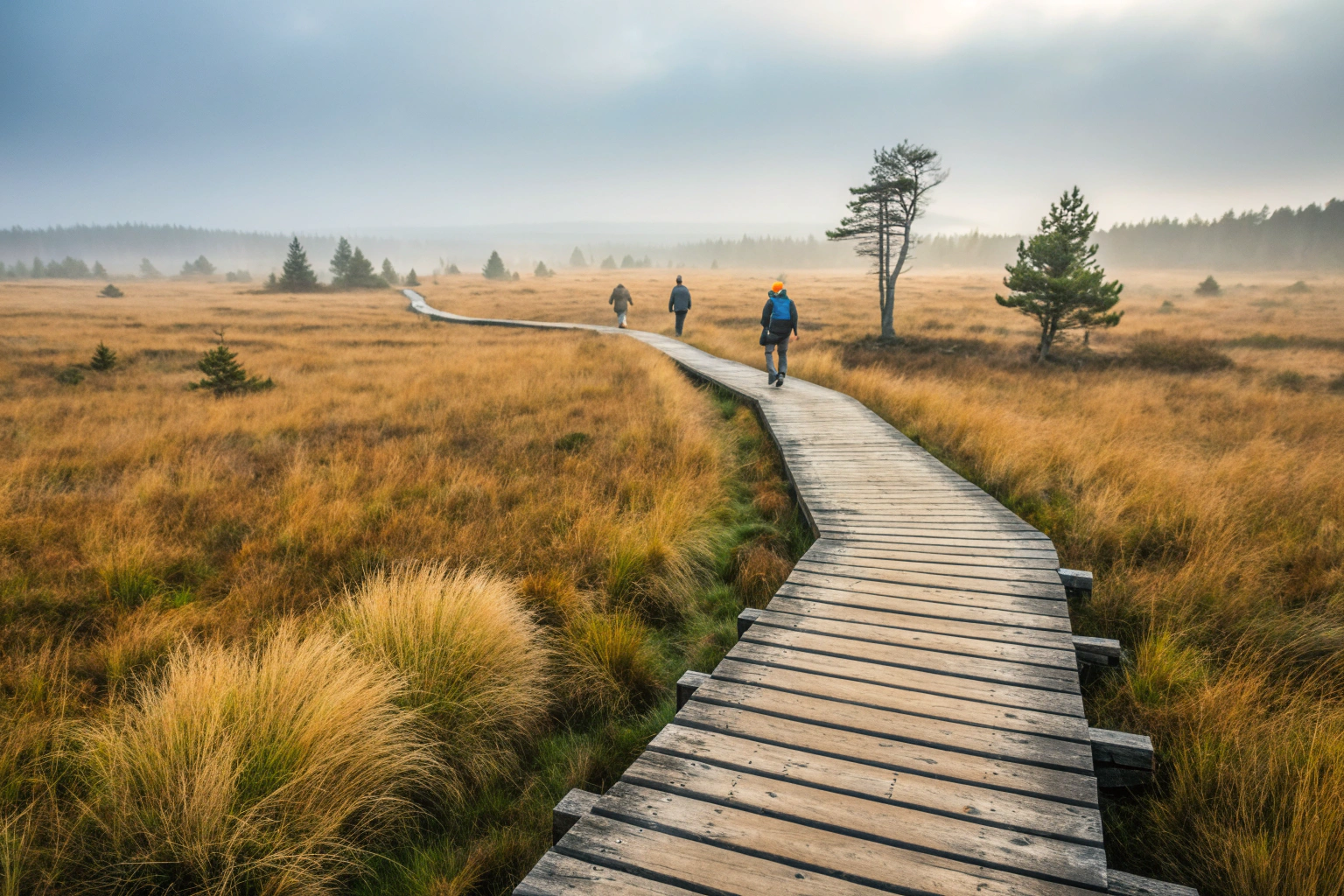 Hiking in the High Fens