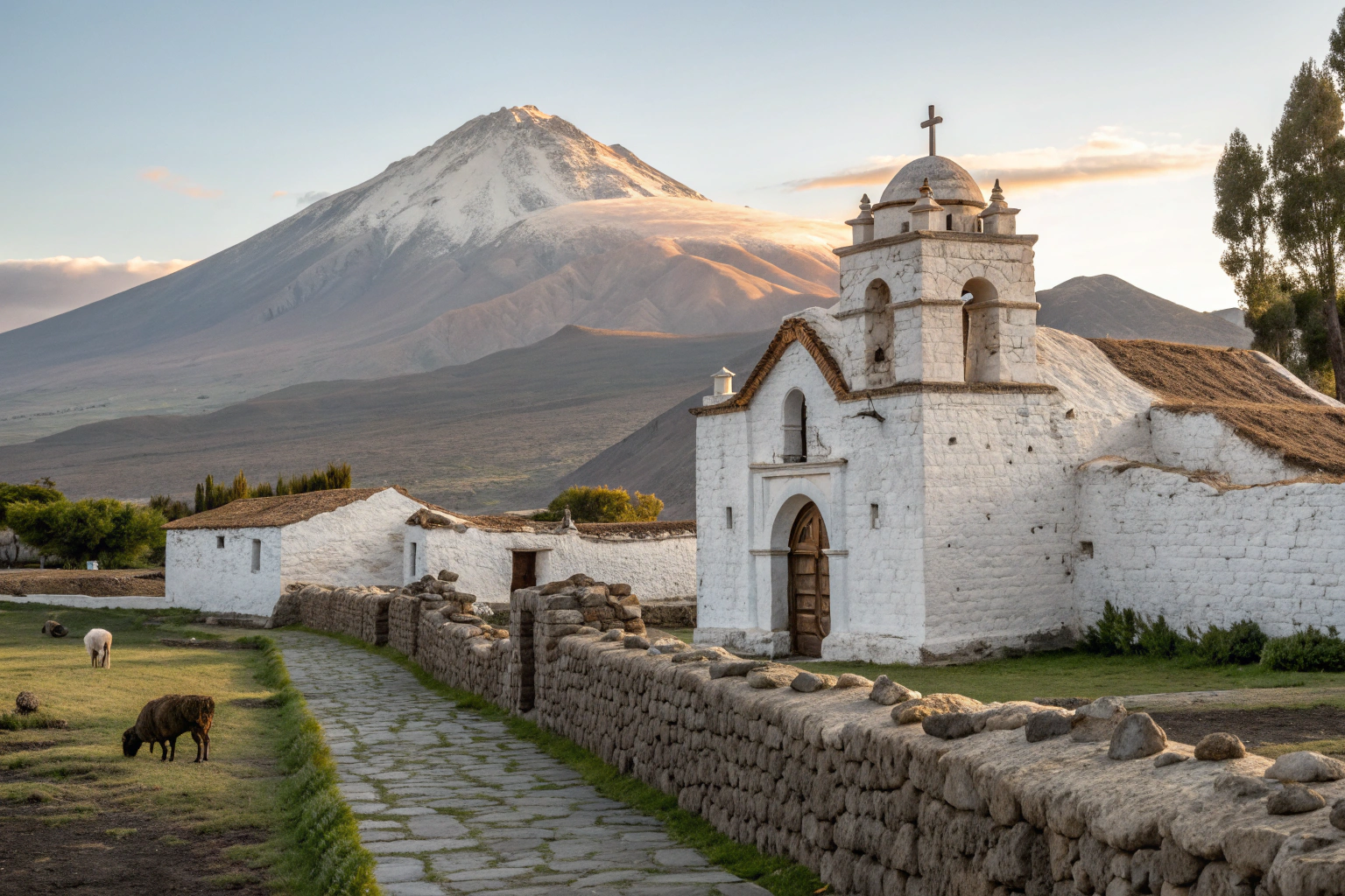 Visit to Parinacota Village