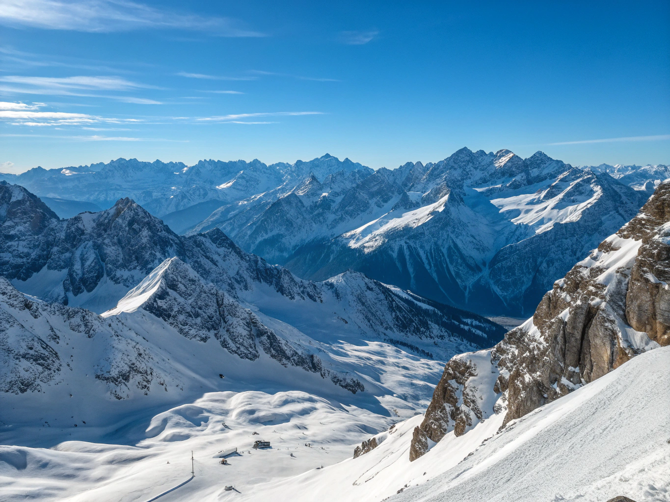 Panoramic View from the Zugspitze