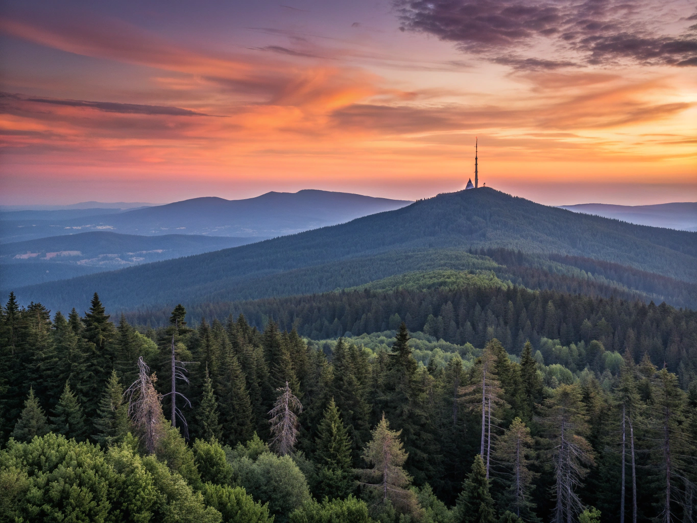 View from the Großer Arber