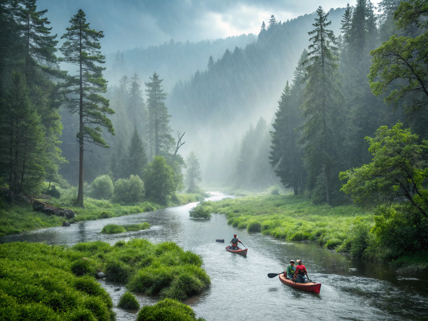 Canoe Trip on the Regen