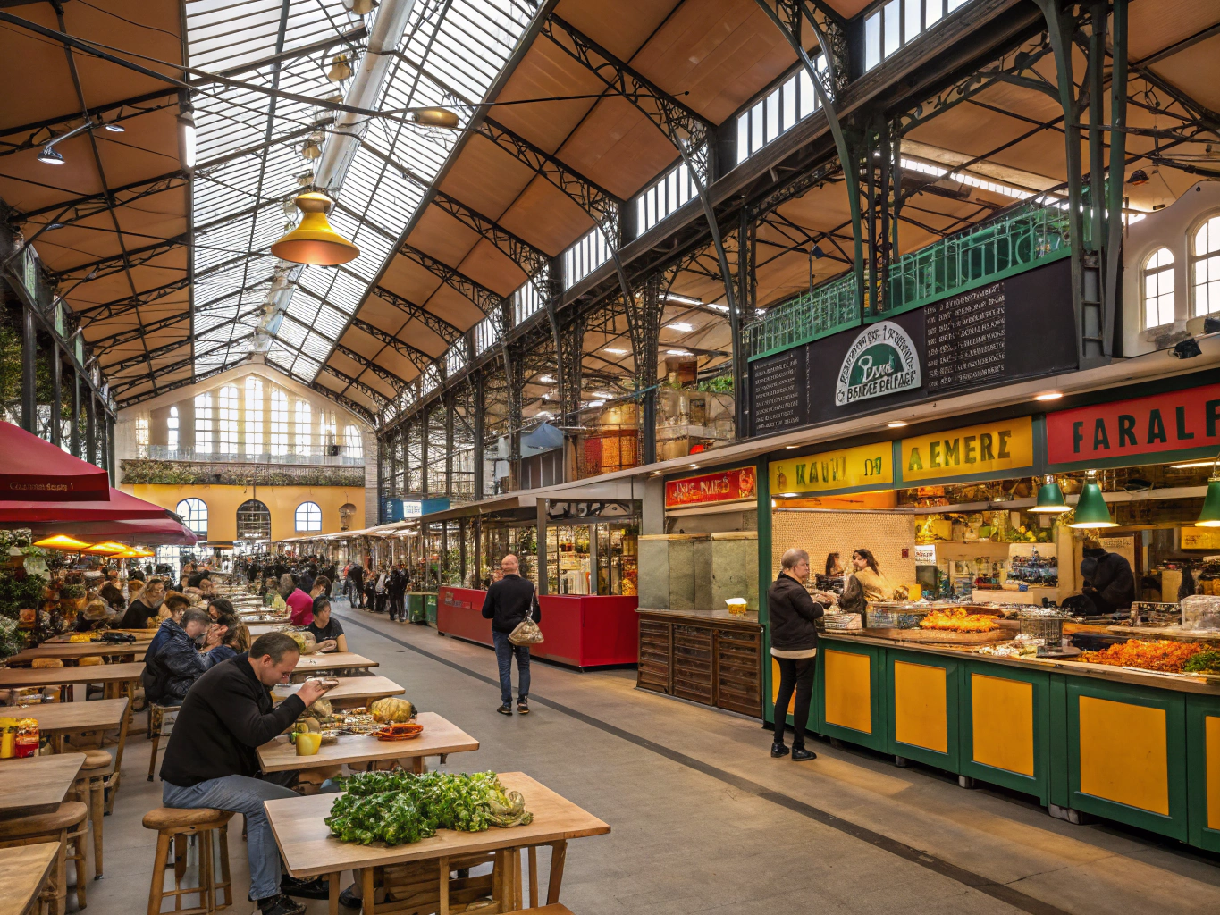 Culinary Variety at Markthalle Neun