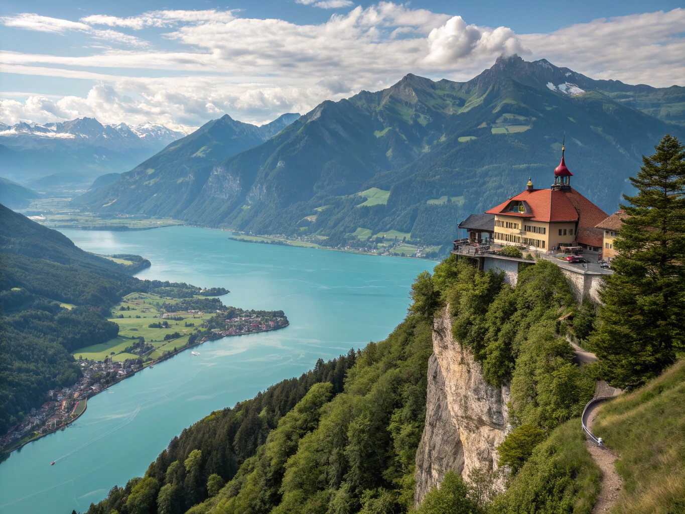 Panoramic View Harder Kulm