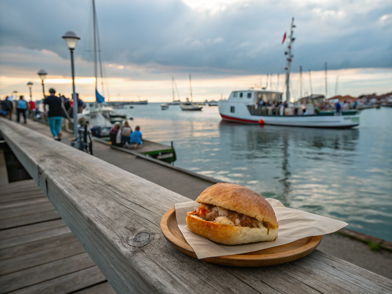 Fish Rolls in Warnemünde