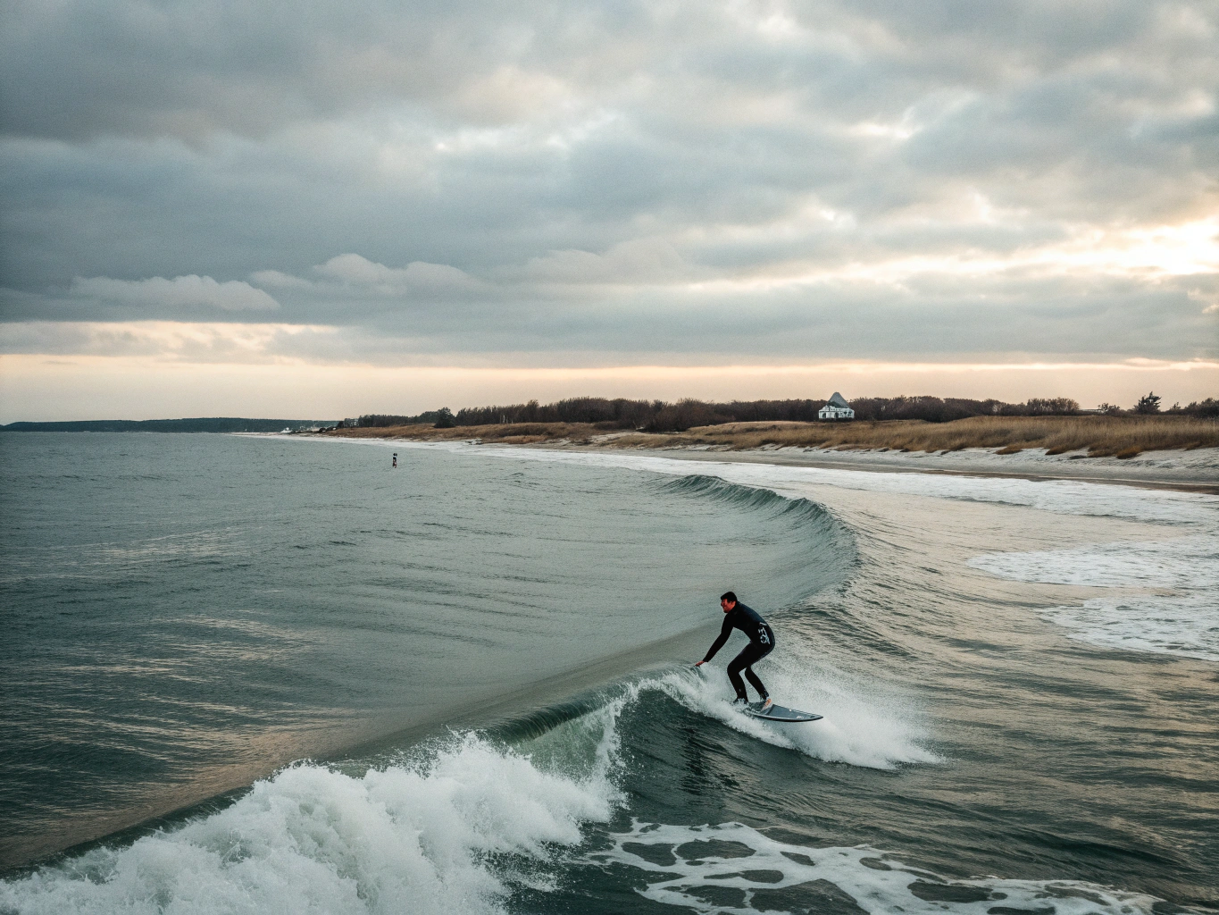 Surfing on Fehmarn