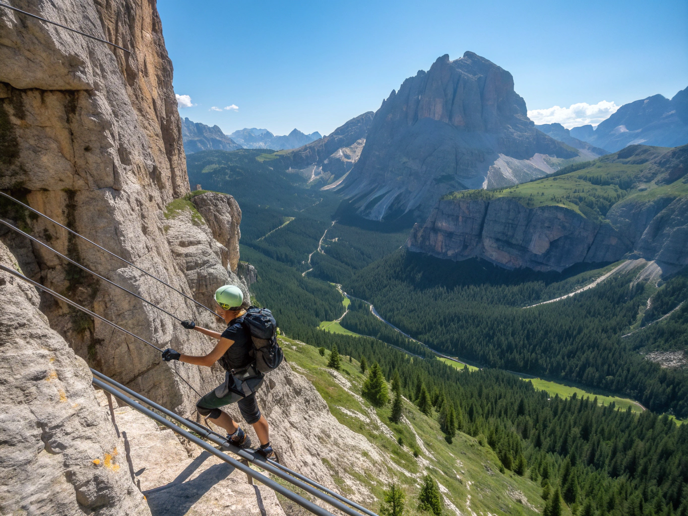 Via Ferrata Climbing