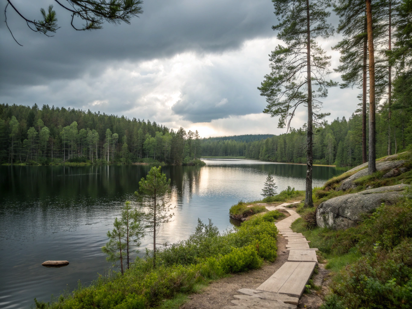 Canoe Tour in Repovesi National Park