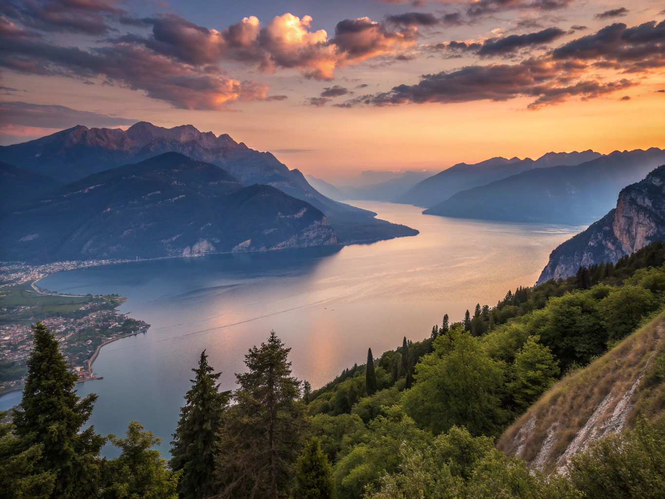 Panoramic View from Monte Baldo