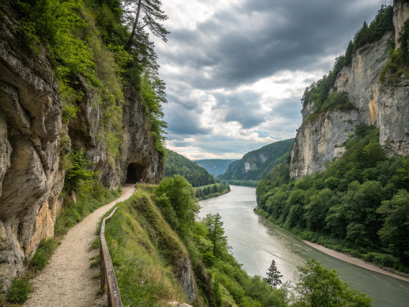Hike through the Rhine Gorge