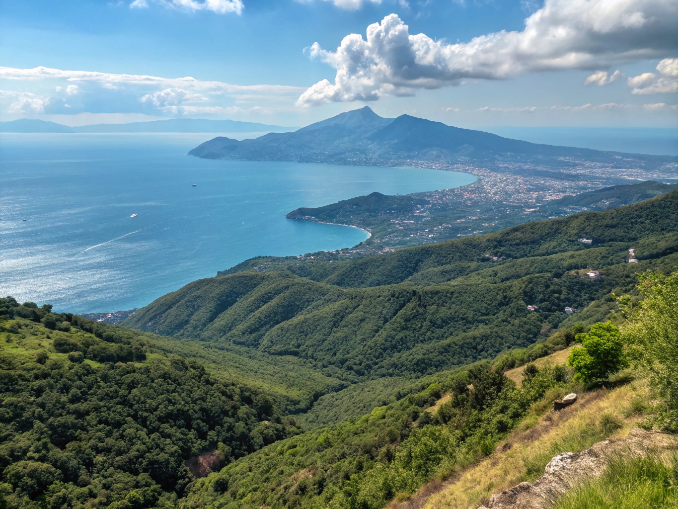 View from Mount Vesuvius