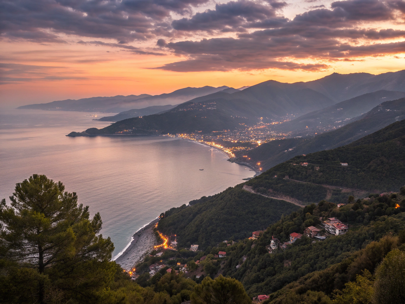 View from Monte Bracco