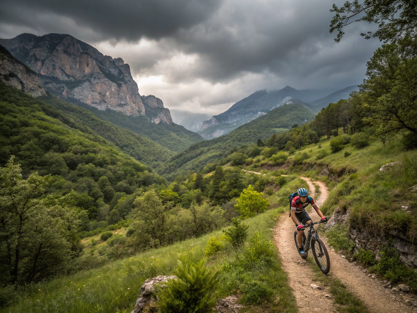 Mountain Biking in Val Nervia