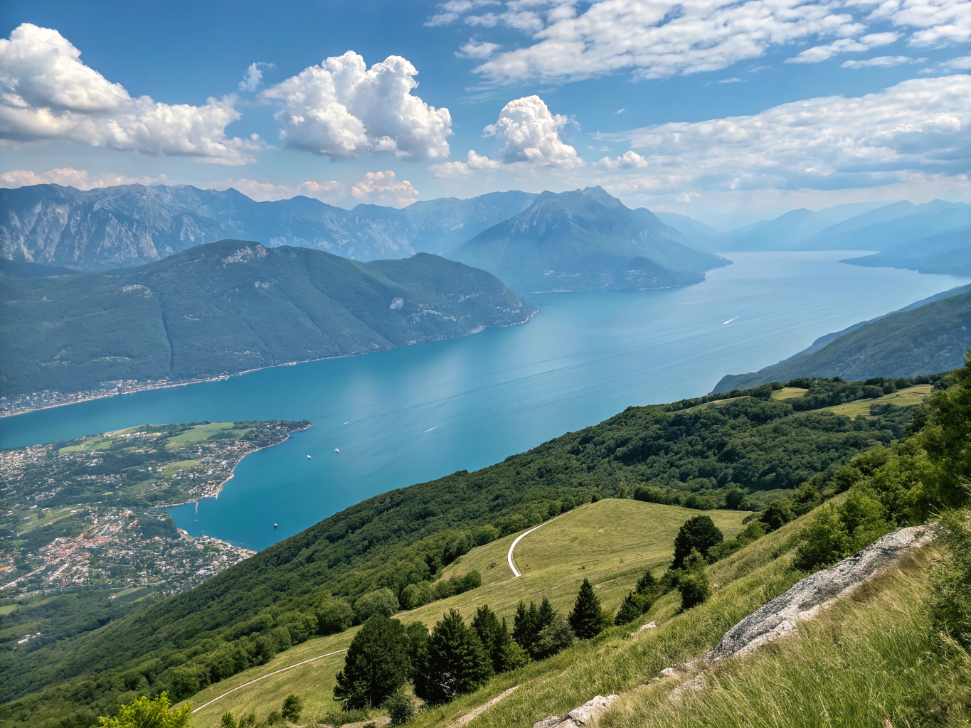 Panoramic View from Monte Baldo