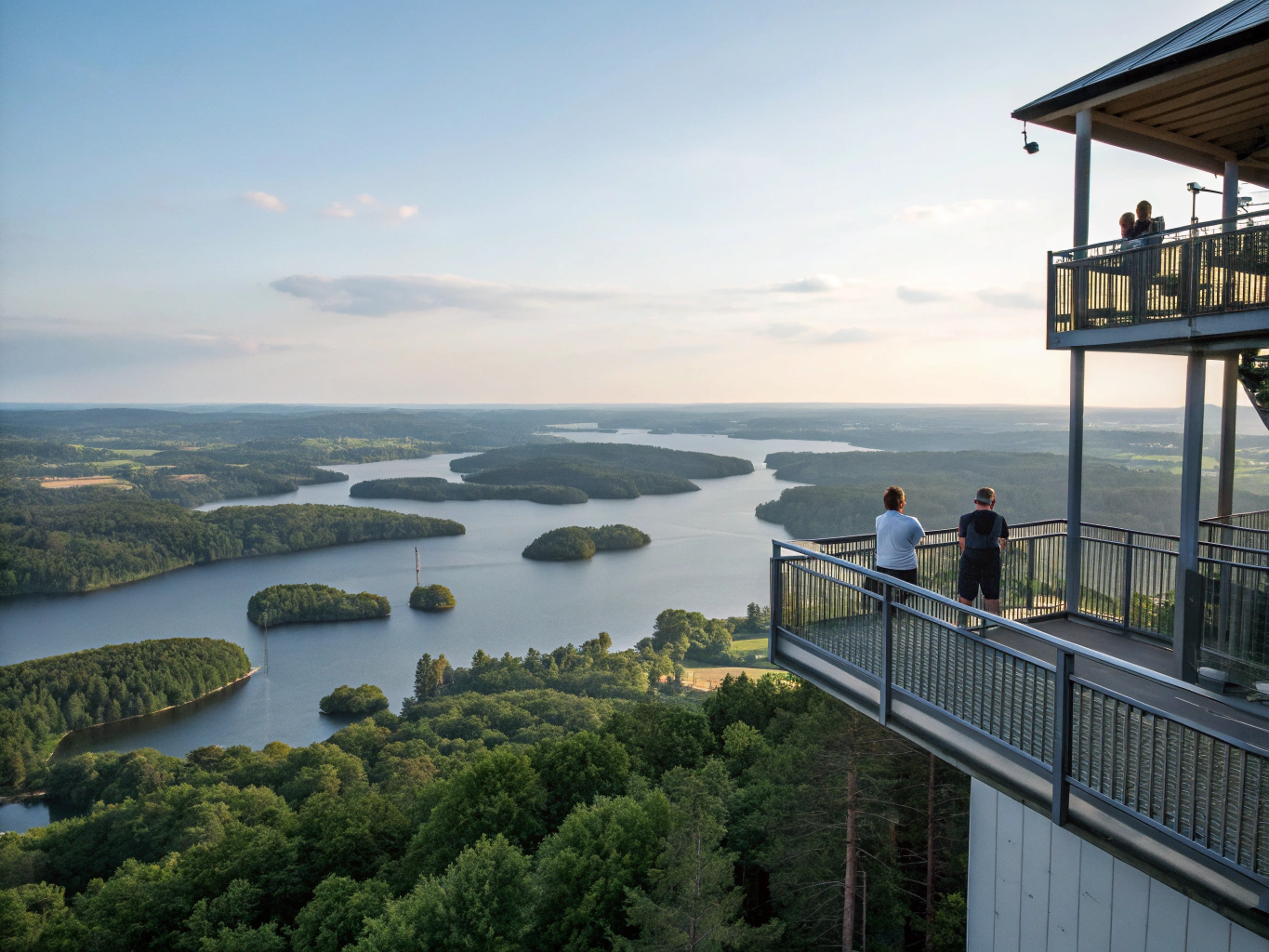 Panoramic View from the Käflingsberg Tower