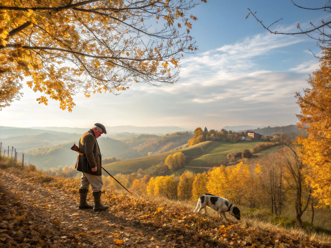 Truffle Hunting in Alba