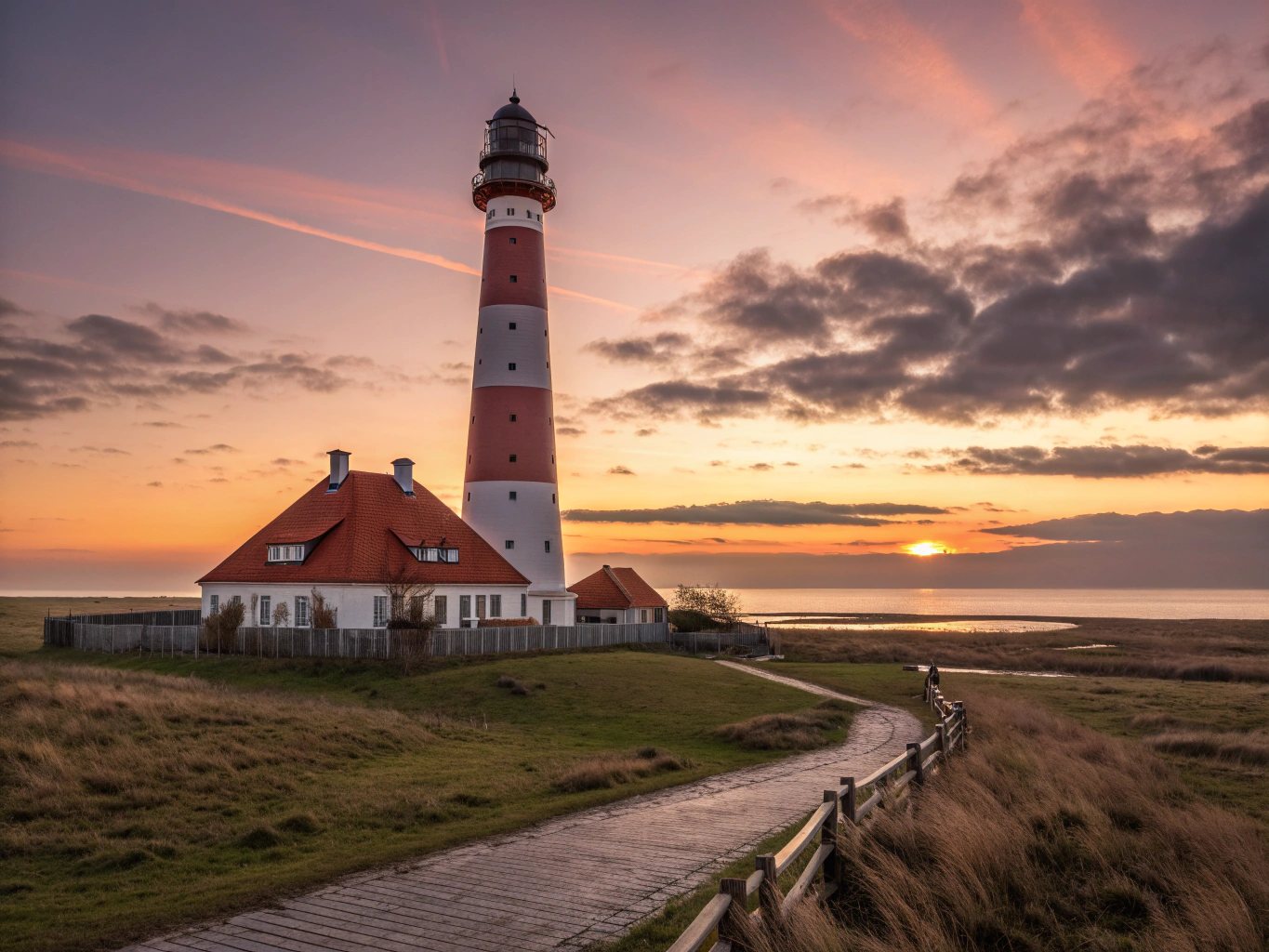 View from Westerhever Lighthouse