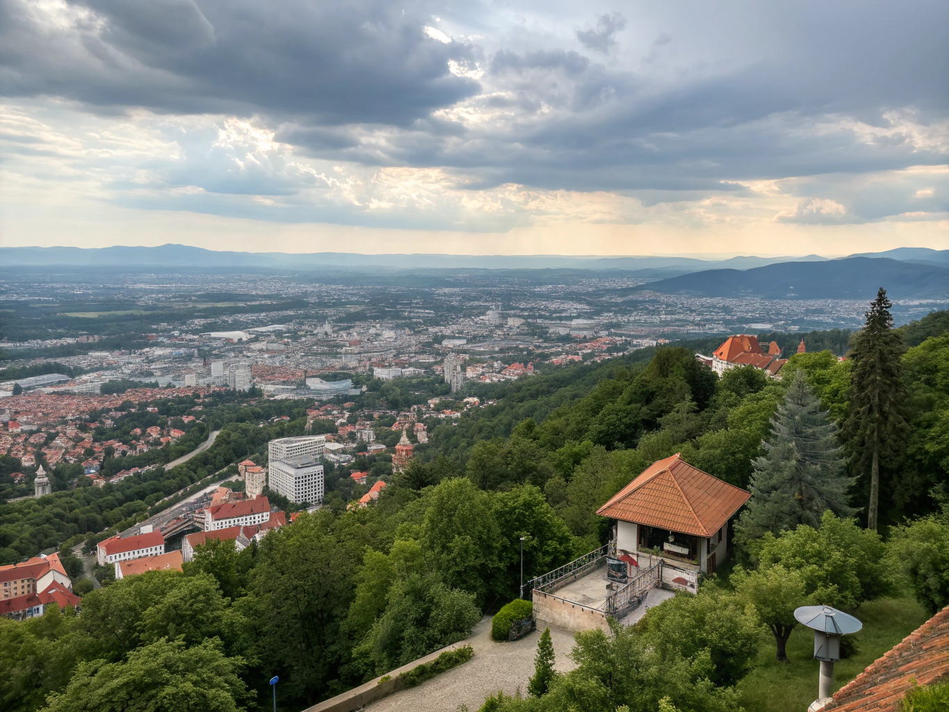 Panoramic view from Schöckl