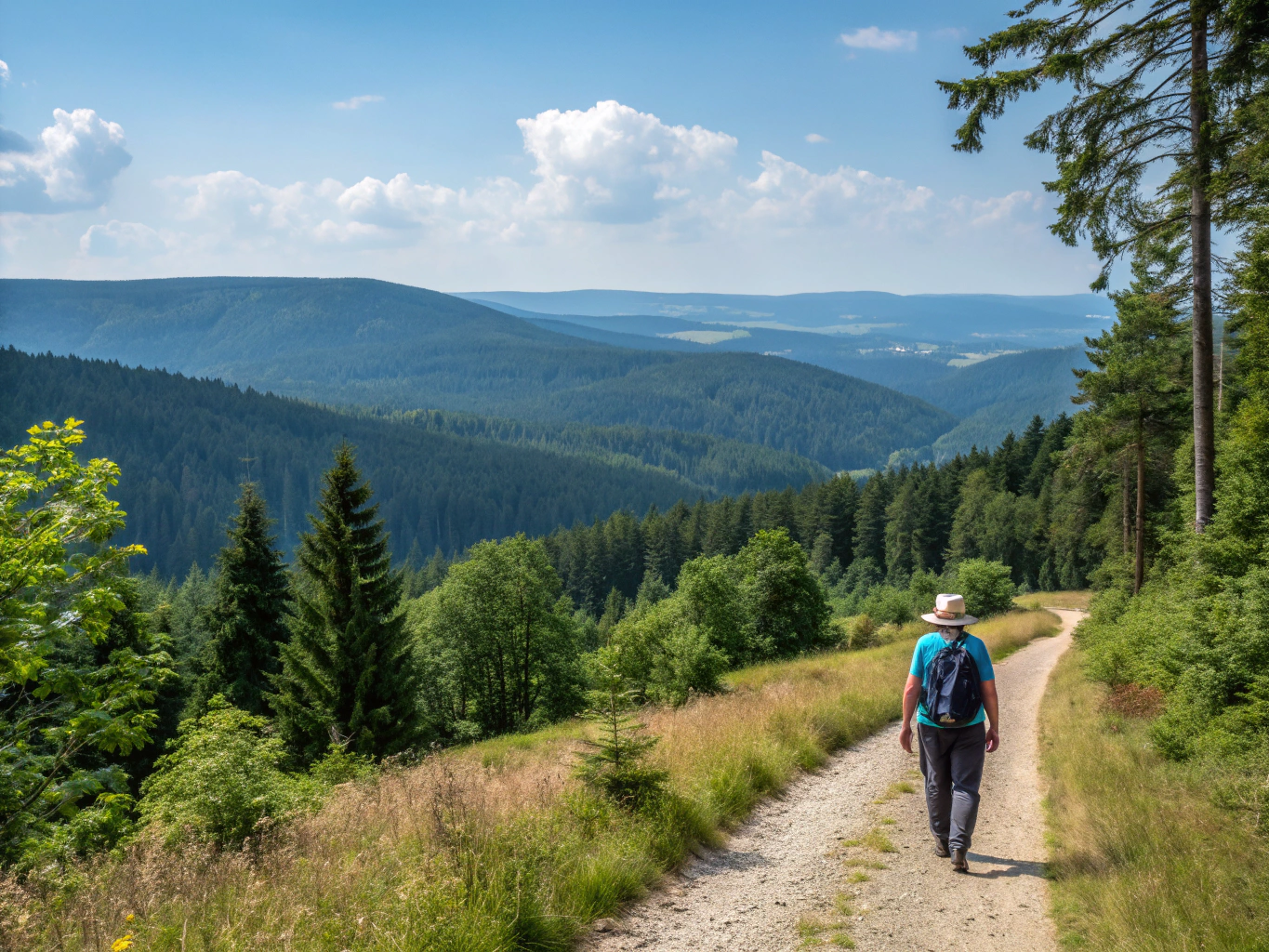 Hiking on the Rennsteig