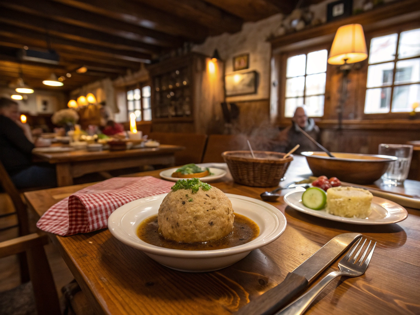 Enjoy Tyrolean Dumplings