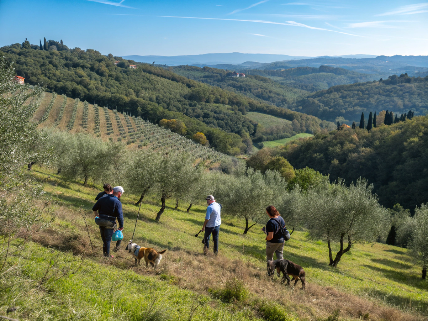 Truffle Hunting with a Local Farmer