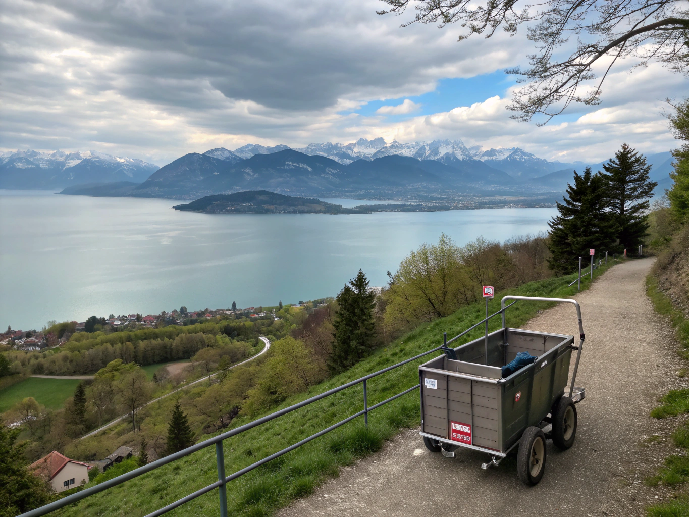 Panoramic View from the Karren