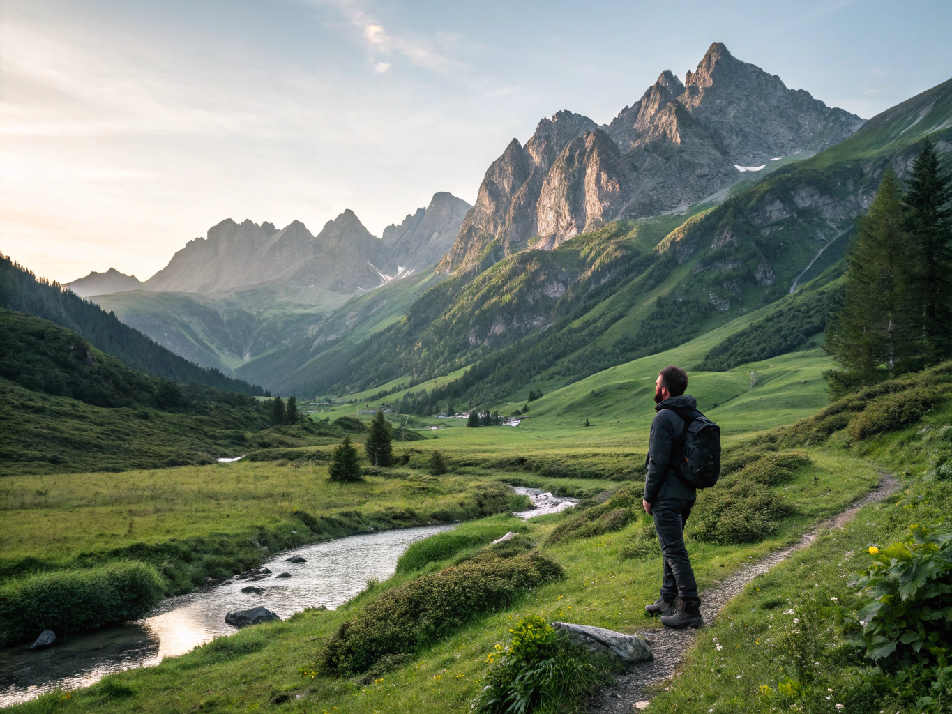 Hiking in the Montafon