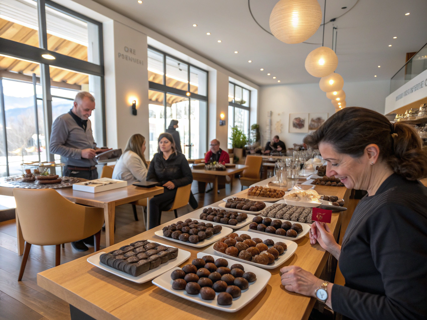 Chocolate Tasting at Läderach