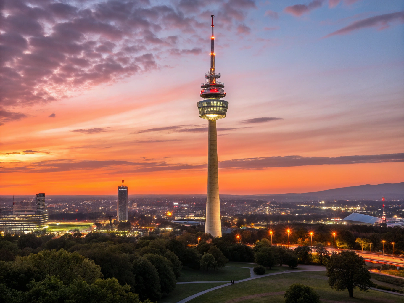 Panoramic View from the Danube Tower